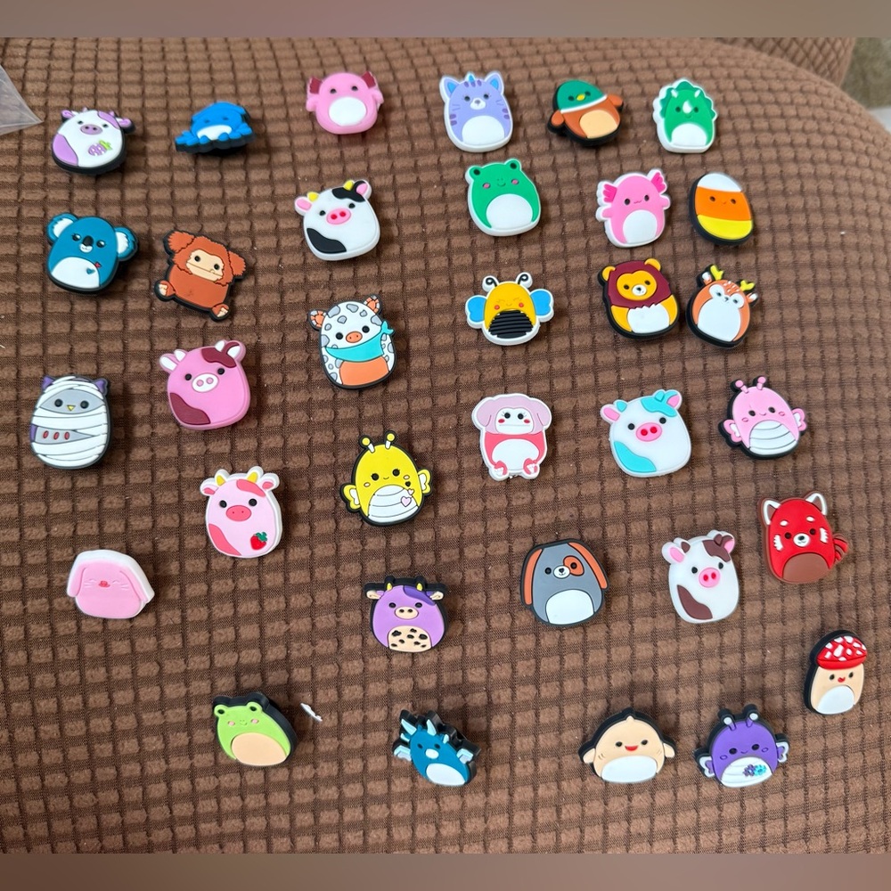 33PCS Animals  Shoe Charms